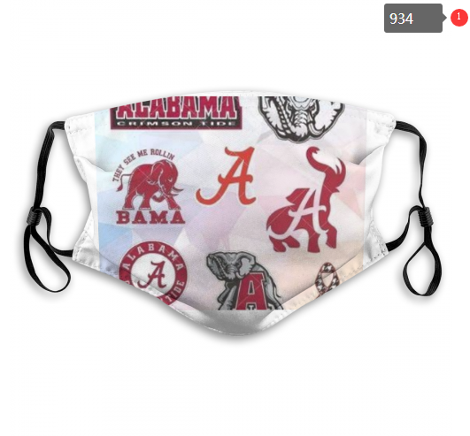 NCAA Alabama Crimson Tide #4 Dust mask with filter